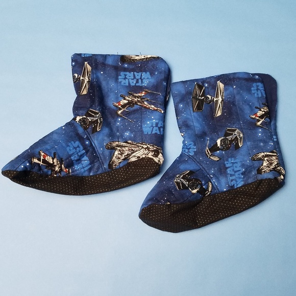 Fantastic handmade *Boys* Star Wars slippers - Picture 4 of 6